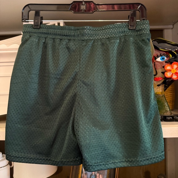 Cadets Check Out Mesh Shorts in Green SZ 12/14 (28-31” Waist) NWT boys - Picture 3 of 4
